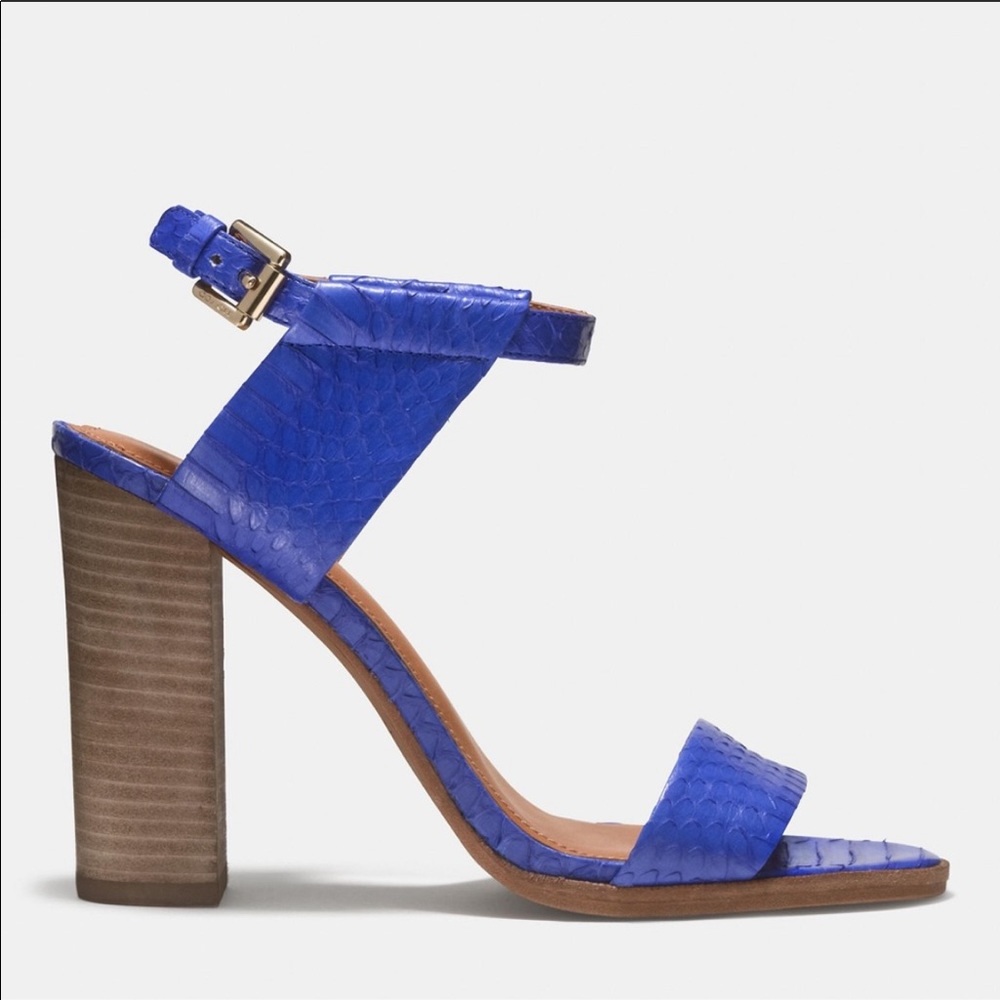 Coach Ankle Strap Heels